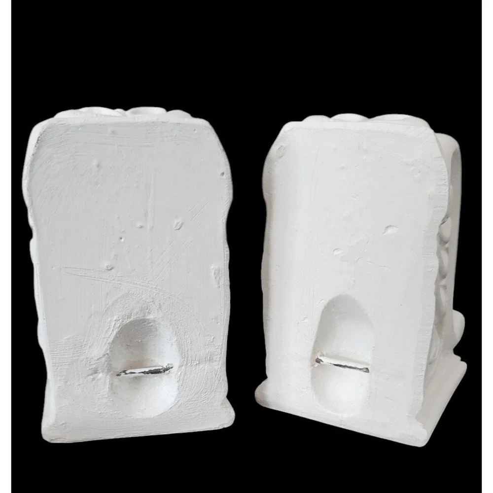 Pair of Drapery Sconce Corbels Curtain Rod Holders Fleur-de-lis French Victorian